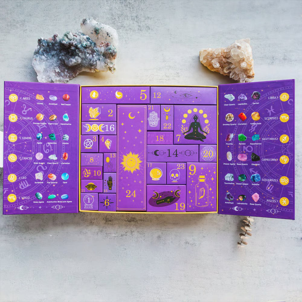 Reiki Crystal Halloween Countdown Gift Box