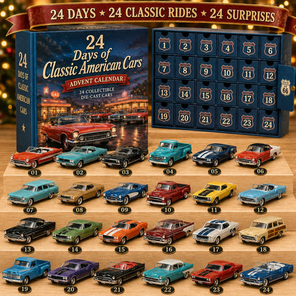 24 Days of Classic American Cars Advent Calendar