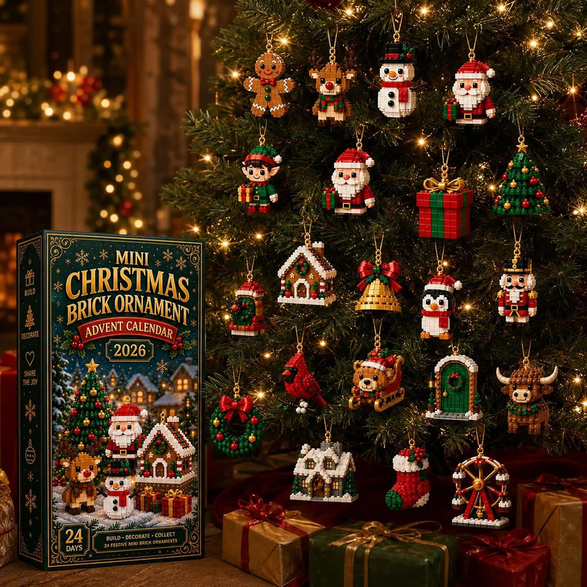 Christmas Brick Advent Calendar