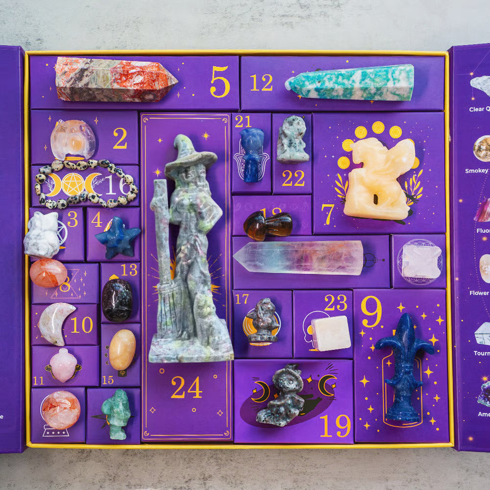 Reiki Crystal Halloween Countdown Gift Box