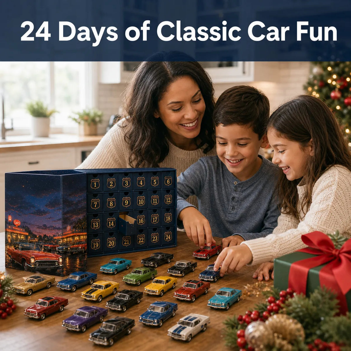24 Days of Classic American Cars Advent Calendar